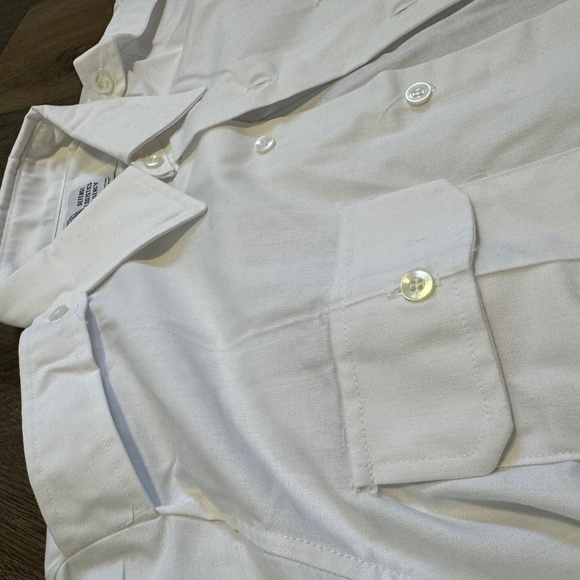 Defense Logistics Agency Garrison Dress White 17.5R-C - Picture 4 of 5